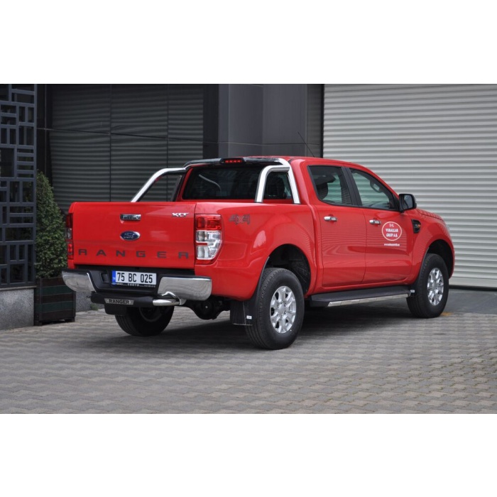 Bara de protectie spate Ford Ranger 16-Prezent- ARP TITANIC Negru - Chrome - imagine 10