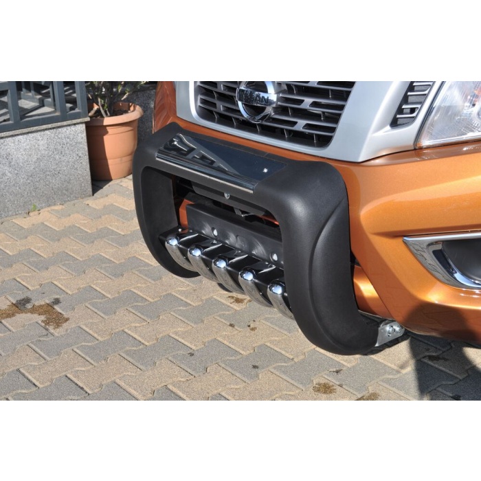BullBar fata Nissan Navara 15-Prezent - ARP ATLAS, Negru - Chrome - imagine 3