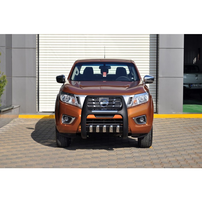 BullBar fata Nissan Navara 15-Prezent - ARP PASIFIC Negru - Chrome - imagine 5