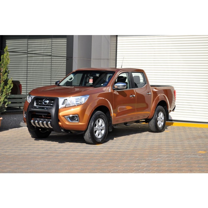 BullBar fata Nissan Navara 15-Prezent - ARP PASIFIC Negru - Chrome - imagine 4