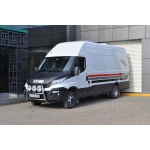 BullBar fata Iveco Daily LWB 15-Prezent - ARP KUNGSBACKA, Chrome, cu suporti pentru LEDbar-uri sau Proiectoare - imagine 5