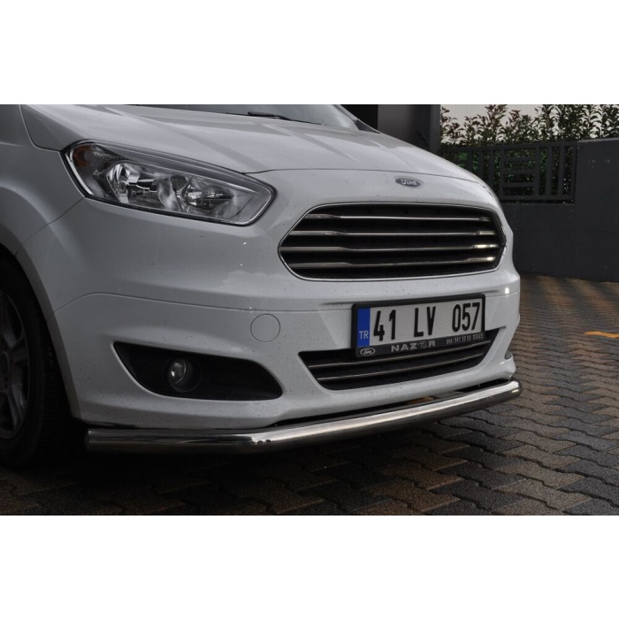 Bara protectie fata Ford Tourneo Courier 14-Prezent ┬á- ARP TETRI, Chrome - imagine 4