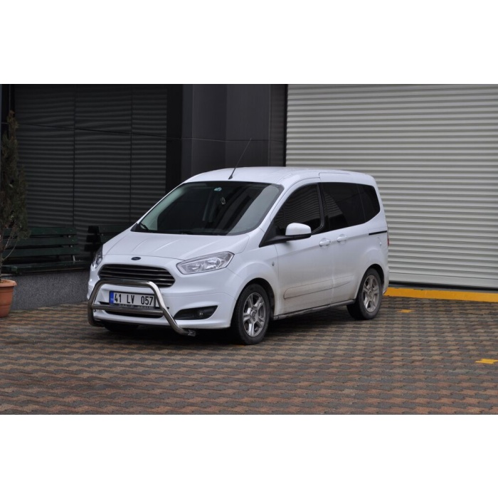 BullBar fata Ford Tourneo Courier 14-Prezent - ARP COLT, Chrome - imagine 5
