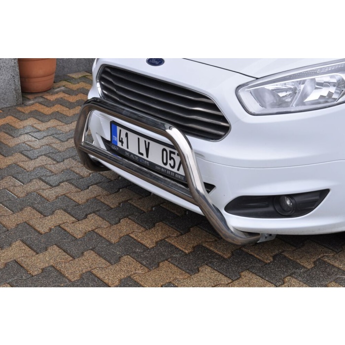 BullBar fata Ford Tourneo Courier 14-Prezent - ARP COLT, Chrome - imagine 2