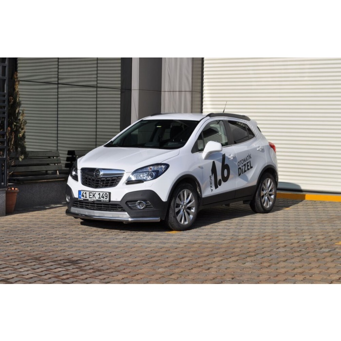 Bara protectie fata Opel Mokka 12-14 ┬á- ARP TETRI, Chrome - imagine 2