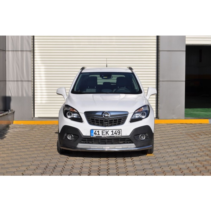 Bara protectie fata Opel Mokka 12-14 ┬á- ARP TETRI, Chrome - imagine 3