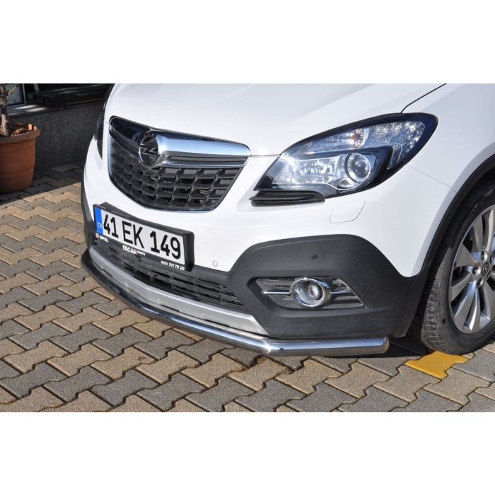Bara protectie fata Opel Mokka 12-14 ┬á- ARP TETRI, Chrome - imagine 4