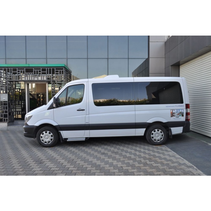 Praguri Laterale Mercedes Sprinter LWB 14 -> - ARP Ronesans Silver - imagine 8