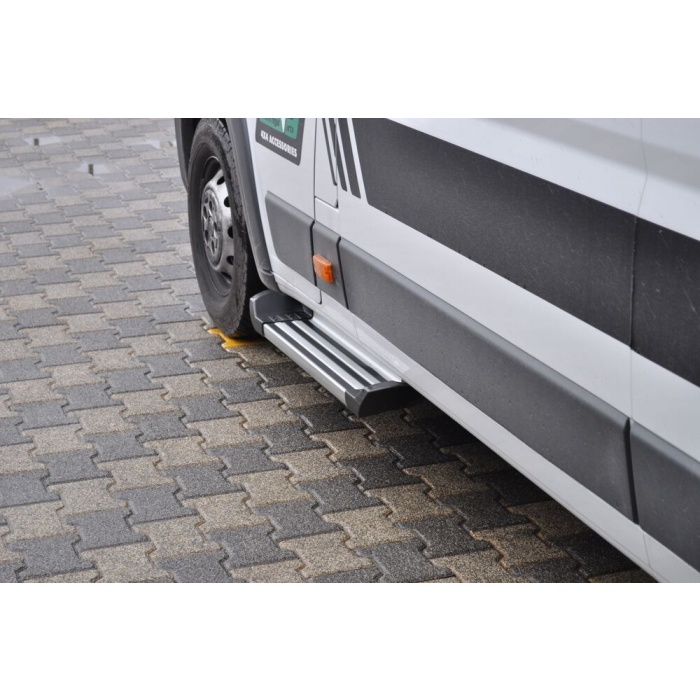 Praguri Laterale Fiat Ducato SWB-MWB-LWB 15 -> - ARP Ronesans Silver - imagine 9