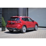 Bara de protectie spate Nissan X-Trail 17-Prezent- ARP TITANIC Negru - Chrome - imagine 3