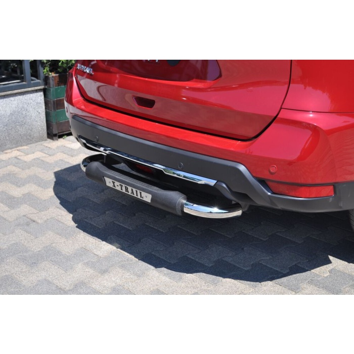 Bara de protectie spate Nissan X-Trail 17-Prezent- ARP TITANIC Negru - Chrome - imagine 4