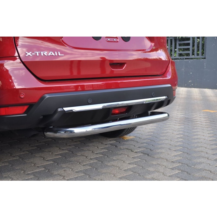 Bara de protectie spate Nissan X-Trail 17-Prezent - ARP PLUTON - Chrome - imagine 2