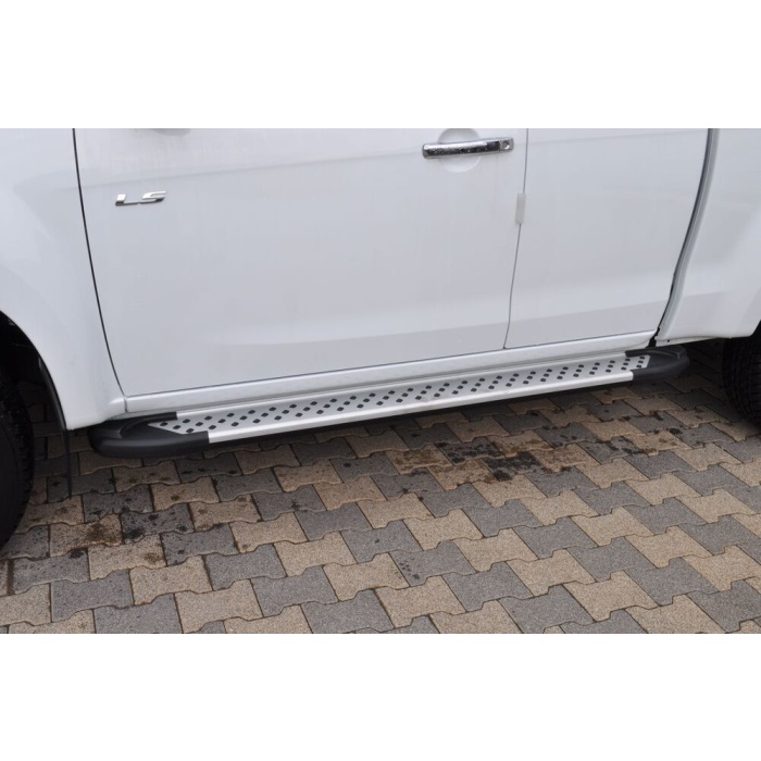 Praguri Laterale Isuzu D-Max  Space Cab  12 -> - ARP Artemis Silver - imagine 8