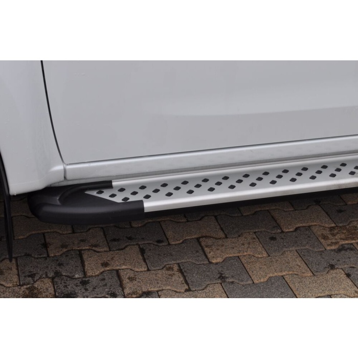 Praguri Laterale Isuzu D-Max  Space Cab  12 -> - ARP Artemis Silver - imagine 7