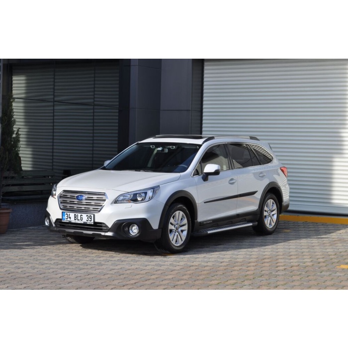 Praguri Laterale Subaru Outback 15 -> - ARP Artemis Silver - imagine 8