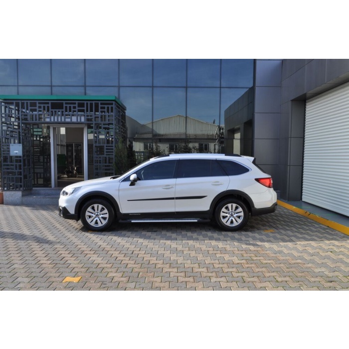 Praguri Laterale Subaru Outback 15 -> - ARP Artemis Silver - imagine 11
