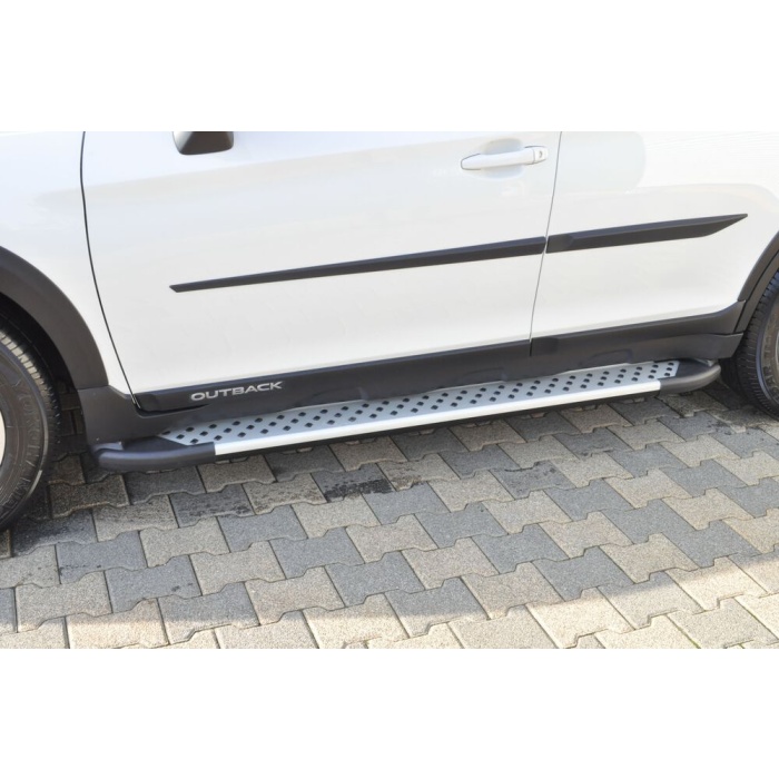 Praguri Laterale Subaru Outback 15 -> - ARP Artemis Silver - imagine 7