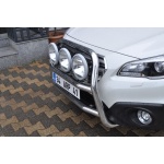 Bullbar fata Subaru OUTBACK [15-Prezent] - ARP KUNGSBACKA, Chrome, cu suporti pentru LEDbar-uri sau Proiectoare - imagine 2