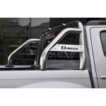 Rollbar Isuzu D-Max Space Cab 12-Prezent din otel inoxidabil - ARP TWILIGHT, chrome - imagine 6