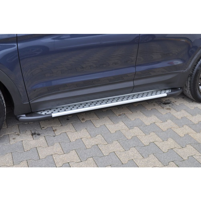 Praguri Laterale Hyundai Santa Fe 13 -> - ARP Artemis Silver - imagine 7