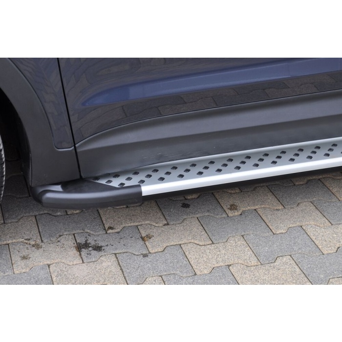 Praguri Laterale Hyundai Santa Fe 13 -> - ARP Artemis Silver - imagine 6