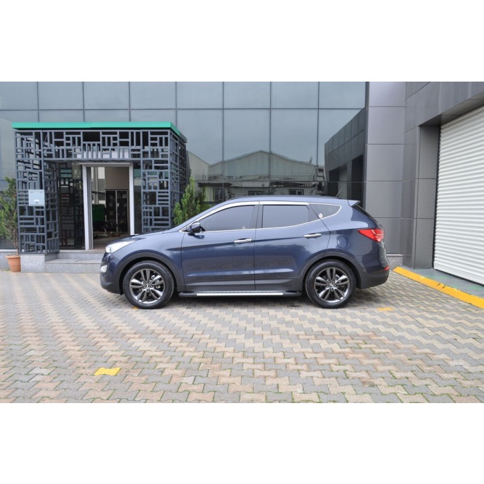 Praguri Laterale Hyundai Santa Fe 13 -> - ARP Artemis Silver - imagine 15