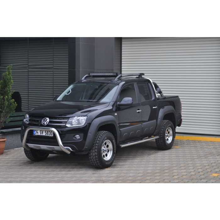 Praguri laterale Volkswagen Amarok 10-15 - ARP PREMIUM Chrome - imagine 10