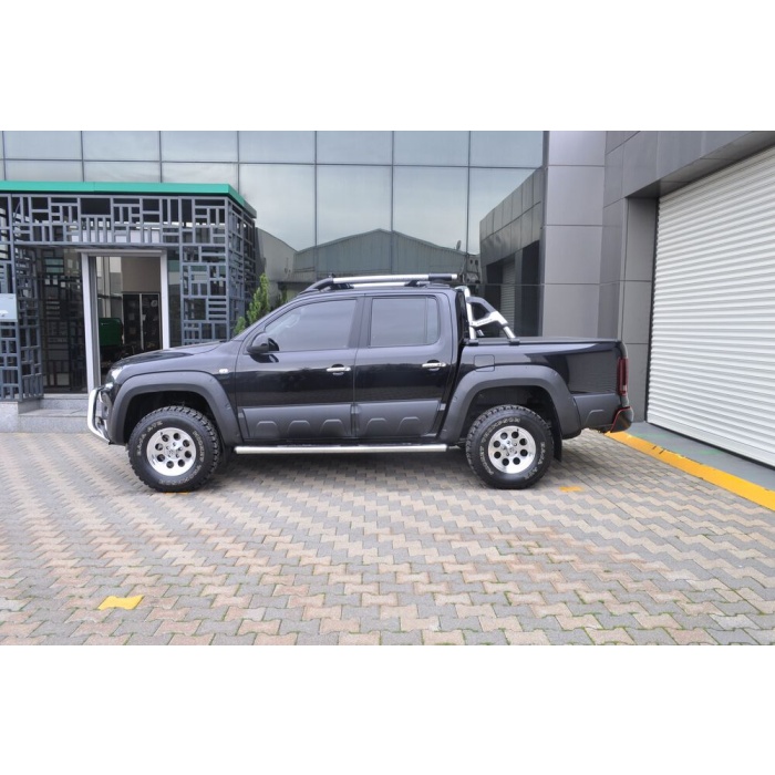 Praguri laterale Volkswagen Amarok 10-15 - ARP PREMIUM Chrome - imagine 3