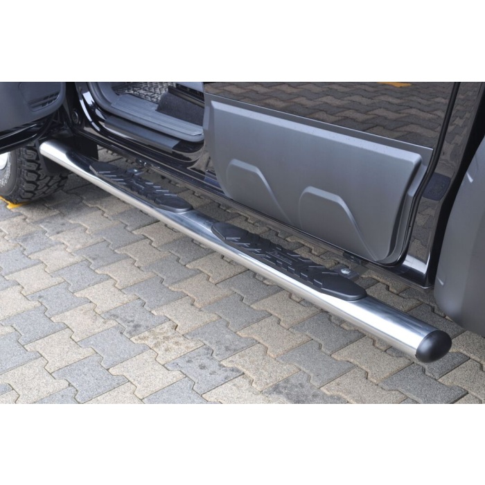 Praguri laterale Volkswagen Amarok 10-15 - ARP PREMIUM Chrome - imagine 6