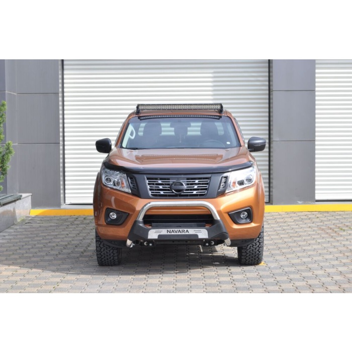 Bullbar fata Nissan NAVARA [15-Prezent] - ARP AMAZON, Negru - Chrome - imagine 4