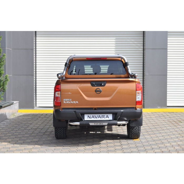 Bara de protectie spate Nissan Navara 15-Prezent- ARP TITANIC Negru - Chrome - imagine 5