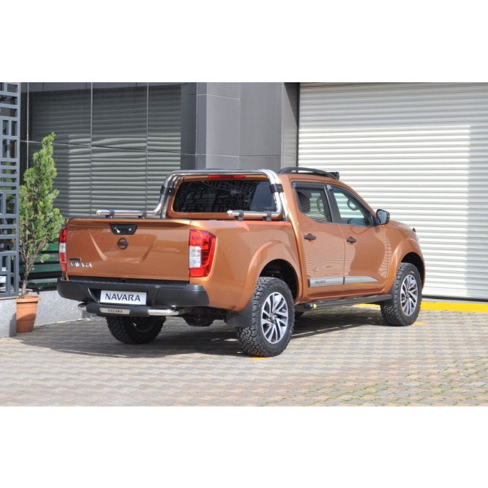 Rollbar Nissan Navara 15-Prezent din otel inoxidabil - ARP AHTAPOT, chrome - imagine 2