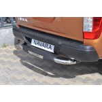 Bara de protectie spate Nissan Navara 15-Prezent- ARP TITANIC Negru - Chrome - imagine 2