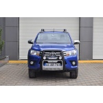 BullBar fata Toyota Hilux 15-Prezent - ARP ATLANTIC Negru - Chrome, proiectoare de ceata - imagine 2