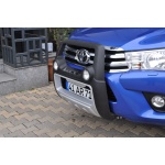 BullBar fata Toyota Hilux 15-Prezent - ARP ATLANTIC Negru - Chrome, proiectoare de ceata - imagine 5