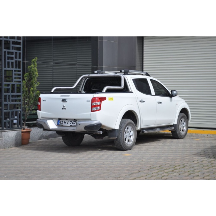 Rollbar Mitsubishi L200 Triton 2015-Prezent din otel inoxidabil - ARP ABEN CHROME, chrome - imagine 2