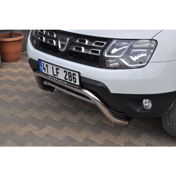 BullBar fata Dacia Duster 13-Prezent - ARP DINAMIC, Chrome - imagine 4