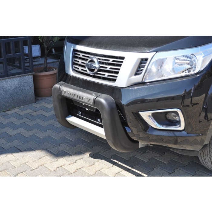 BullBar fata Nissan Navara 15-Prezent - ARP WINBO, Negru - Chrome - imagine 3