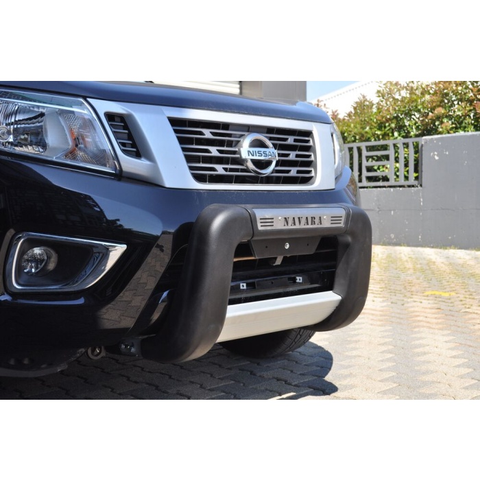 BullBar fata Nissan Navara 15-Prezent - ARP WINBO, Negru - Chrome - imagine 2