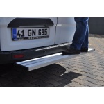 Treapta de acces din otel inoxidabil Ford Custom LWB-SWB 12-Prezent - ARP WIDE BACK, Chrome - imagine 4