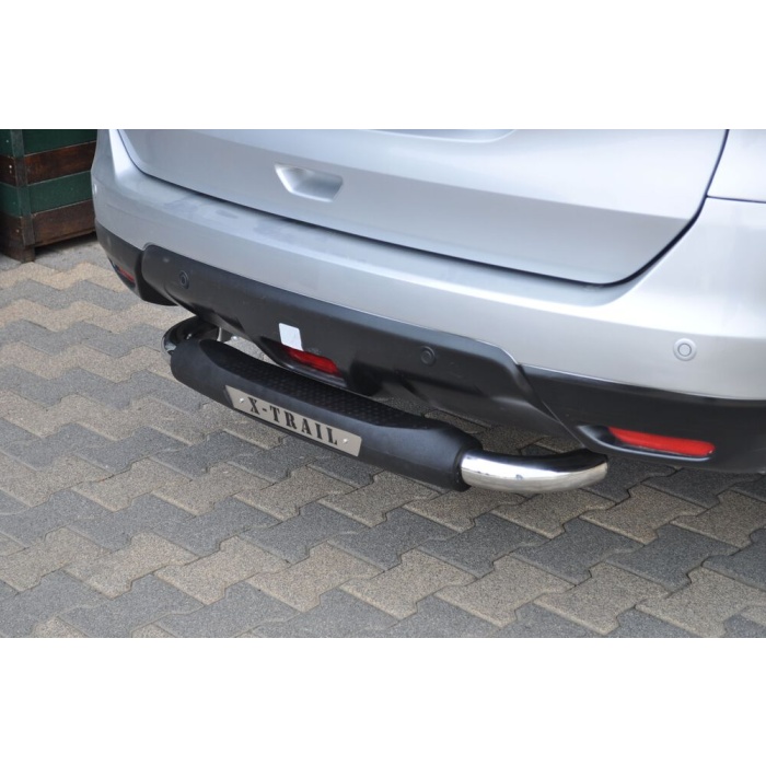 Bara de protectie spate Nissan X-Trail 14-Prezent- ARP TITANIC Negru - Chrome - imagine 3