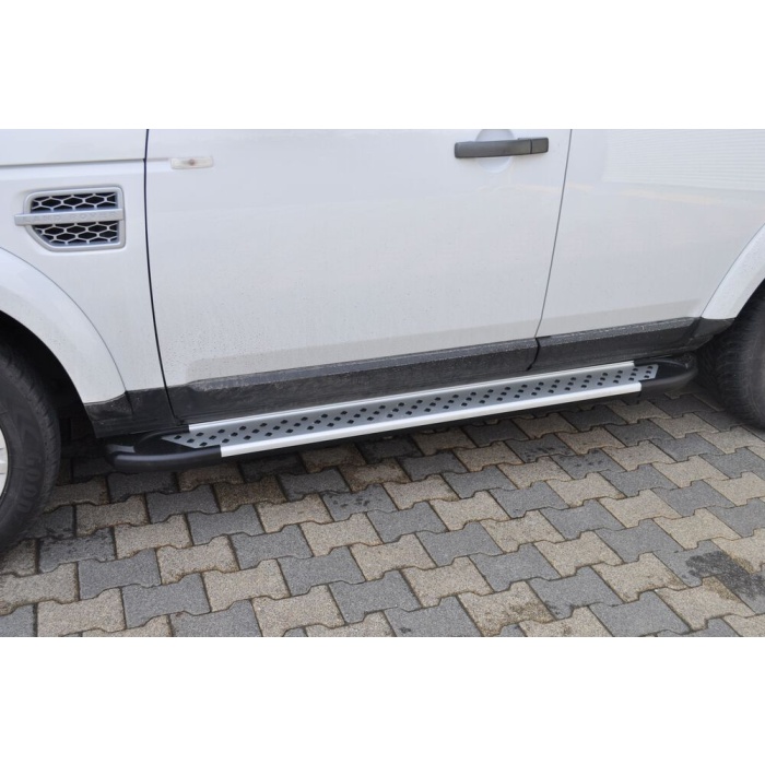 Praguri Laterale Land Rover Discovery 05-09 - ARP Artemis Silver - imagine 11