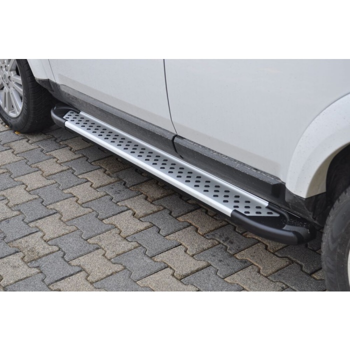 Praguri Laterale Land Rover Discovery 05-09 - ARP Artemis Silver - imagine 9