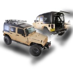 Hard Top Safari Jeep Wrangler JK 07-16 4 usi SMITTYBILT - imagine 3