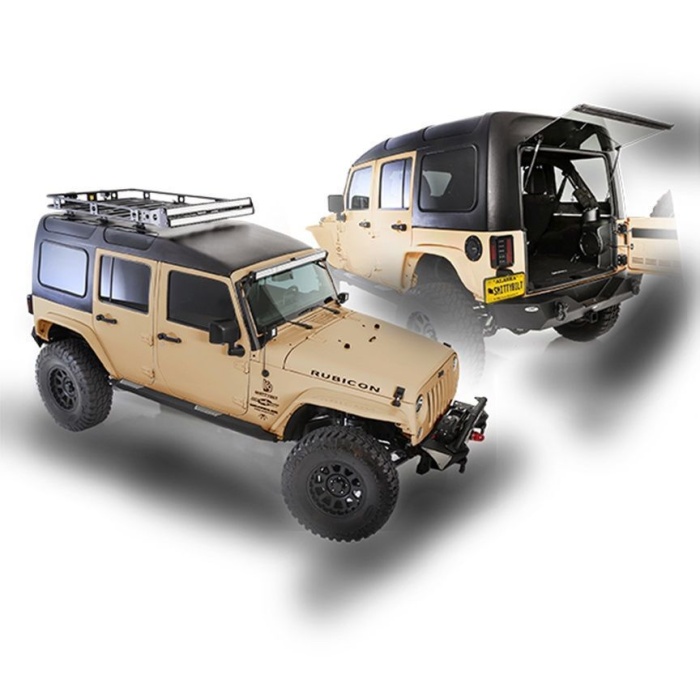 Hard Top Safari Jeep Wrangler JK 07-16 4 usi SMITTYBILT - imagine 3
