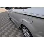 Praguri laterale Ford Tourneo Courier 14-Prezent - ARP KURE Negru - Chrome - imagine 2