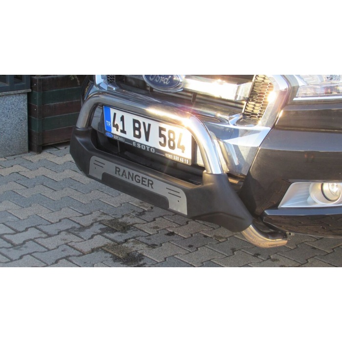 Bullbar fata Ford RANGER [16-Prezent] - ARP AMAZON, Negru - Chrome - imagine 6