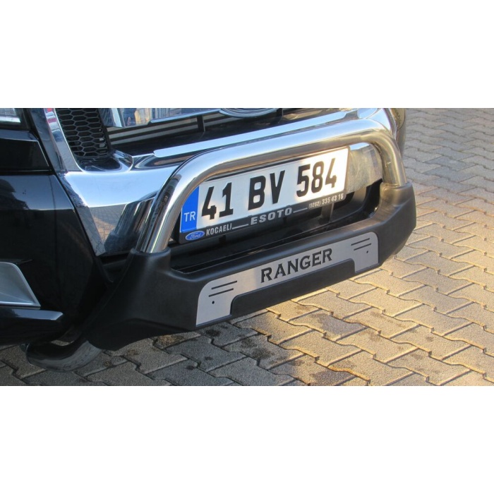 Bullbar fata Ford RANGER [16-Prezent] - ARP AMAZON, Negru - Chrome - imagine 2