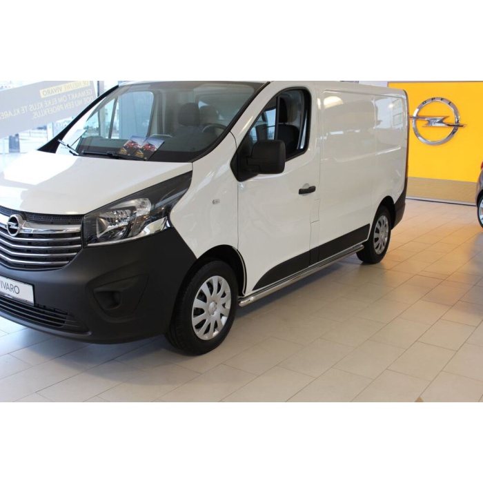 Praguri laterale Renault Trafic LWB 15-Prezent - ARP SPORT Chrome - imagine 2