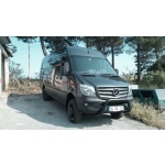 BullBar fata Mercedes Sprinter LWB 14-Prezent - ARP DINAMIC, NEGRU - imagine 2